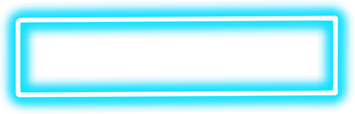 Blue neon rectangle geometric